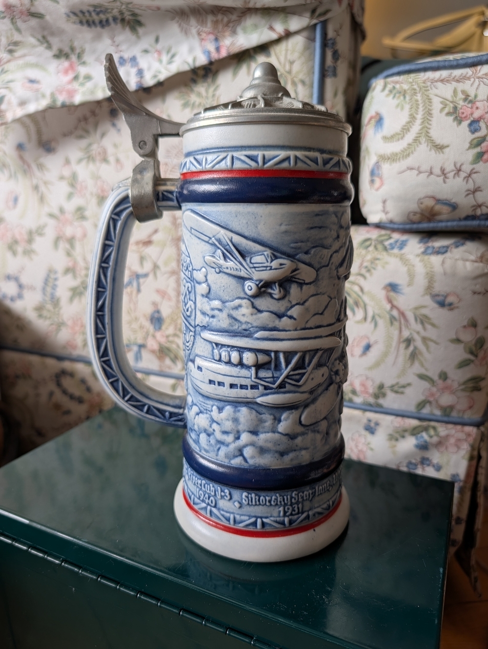 1982 Avon Airplane Beer Stein